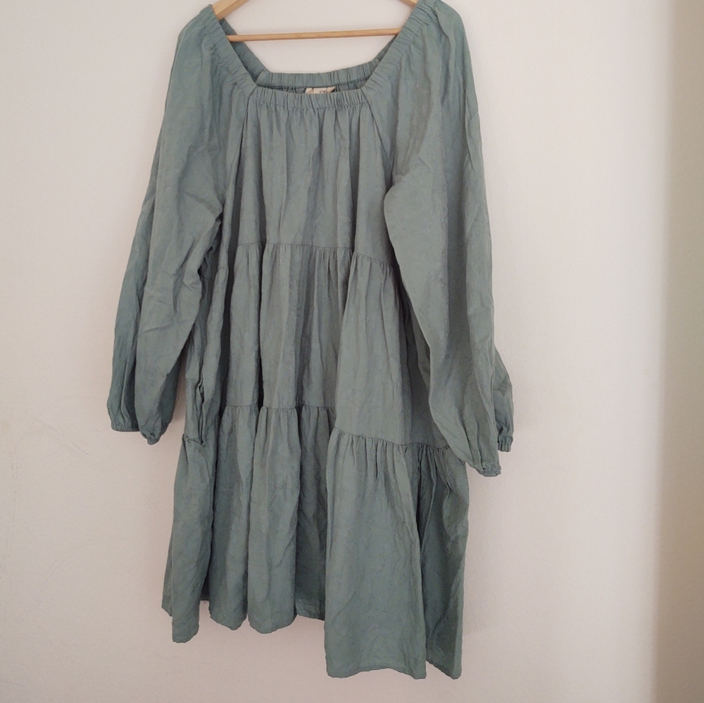 Universal thread olive green dress